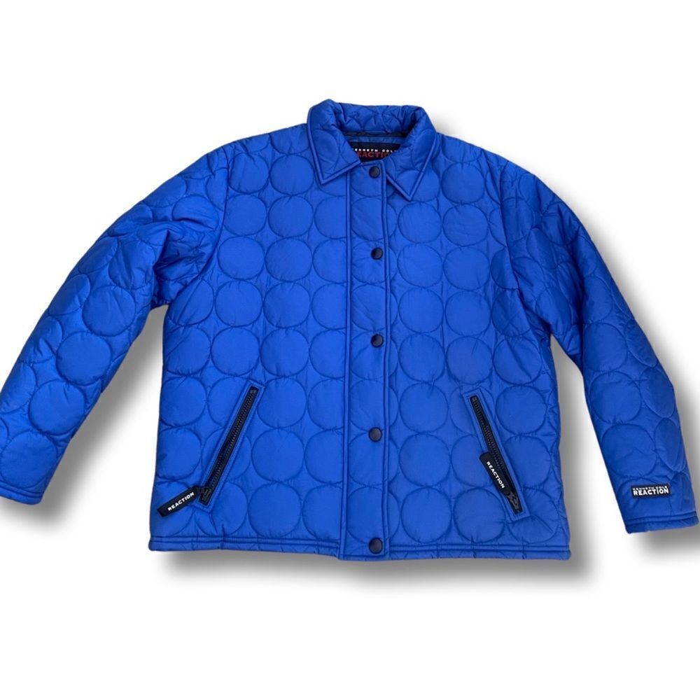 Kenneth Cole Reaction Quilted Snap-Front Hipster Jacket